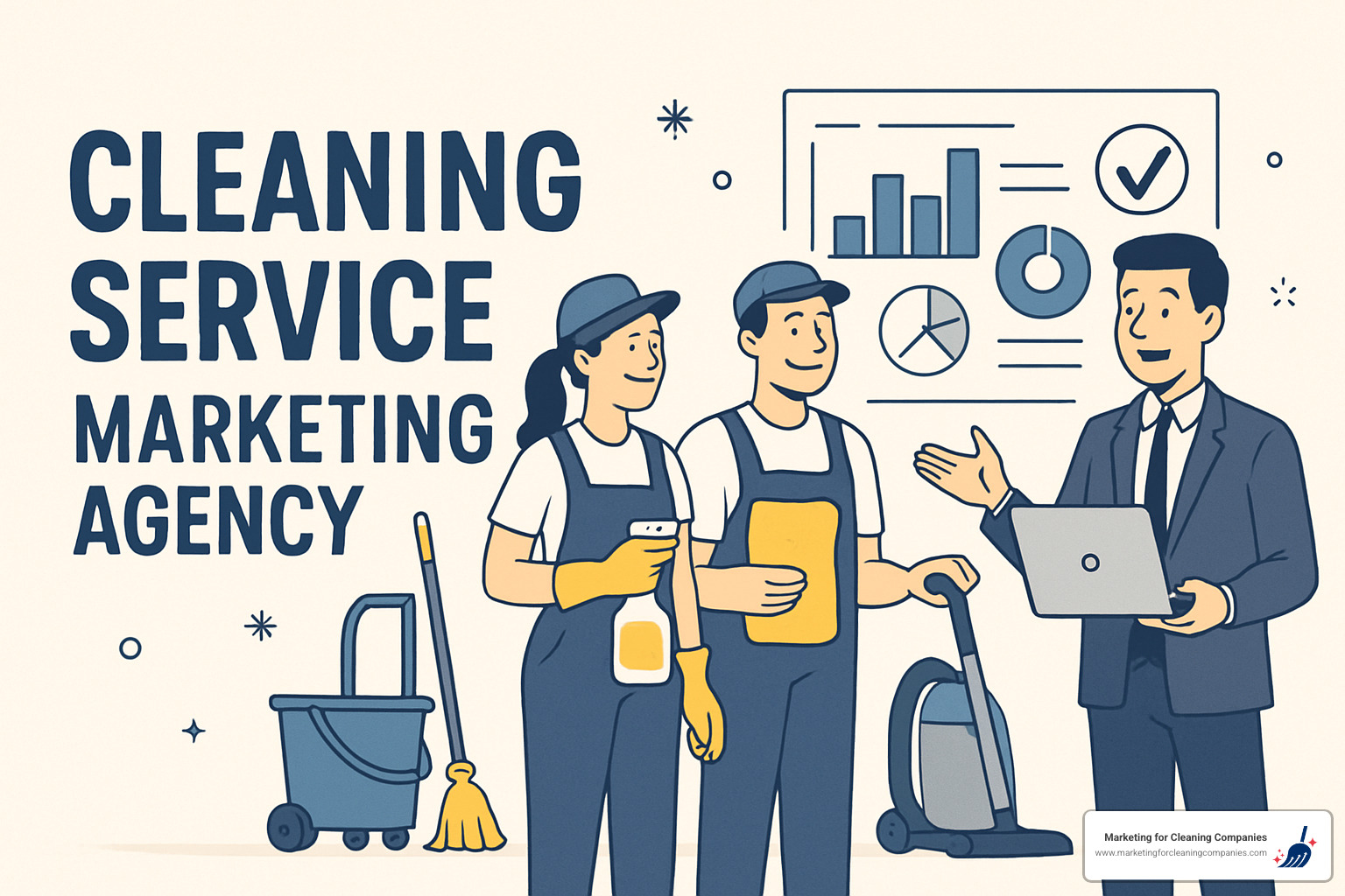 Google Map Pack showing cleaning service results - cleaning service marketing agency