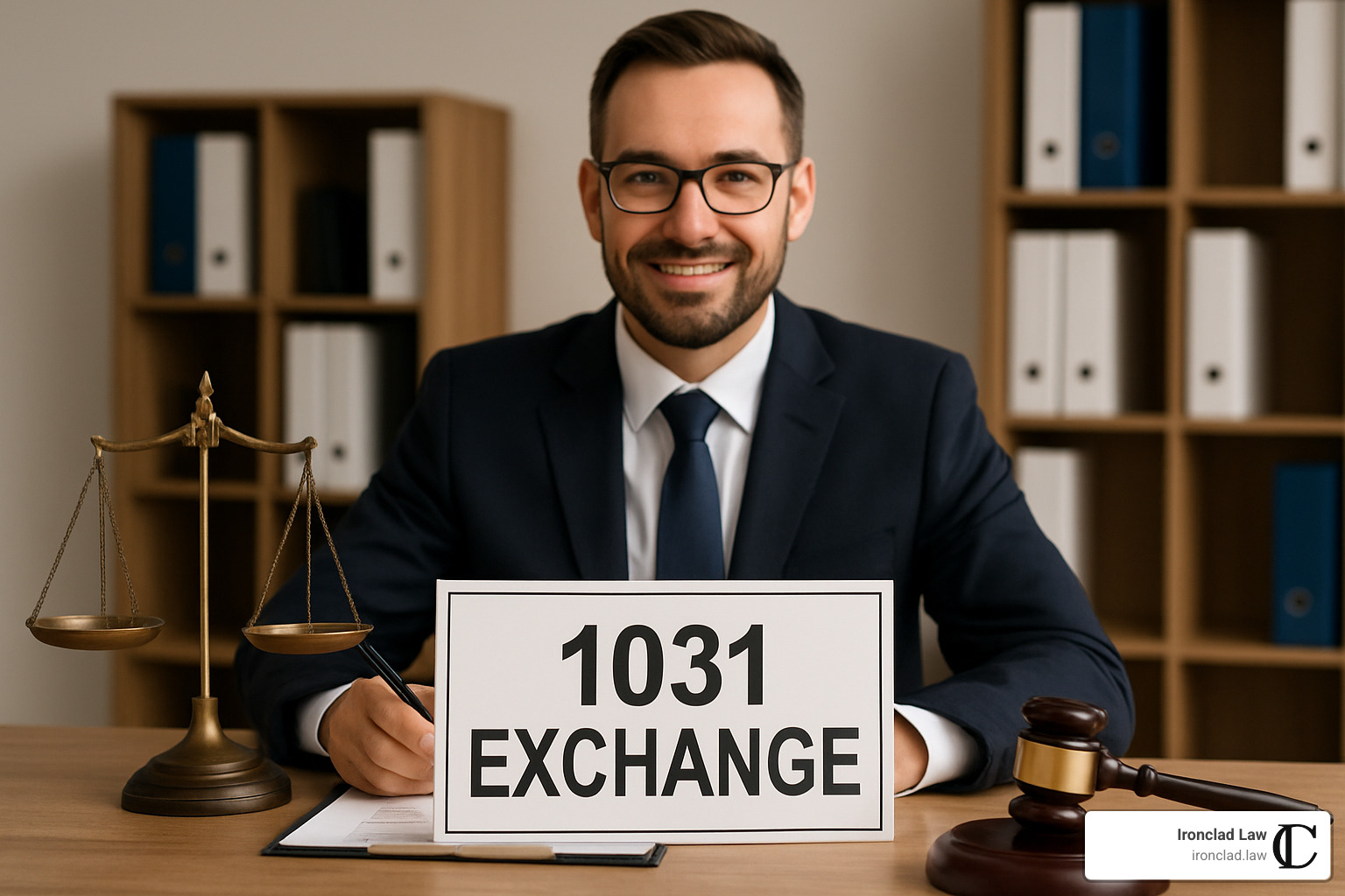 IRS tax code book with 1031 exchange timeline - 1031 exchange lawyer