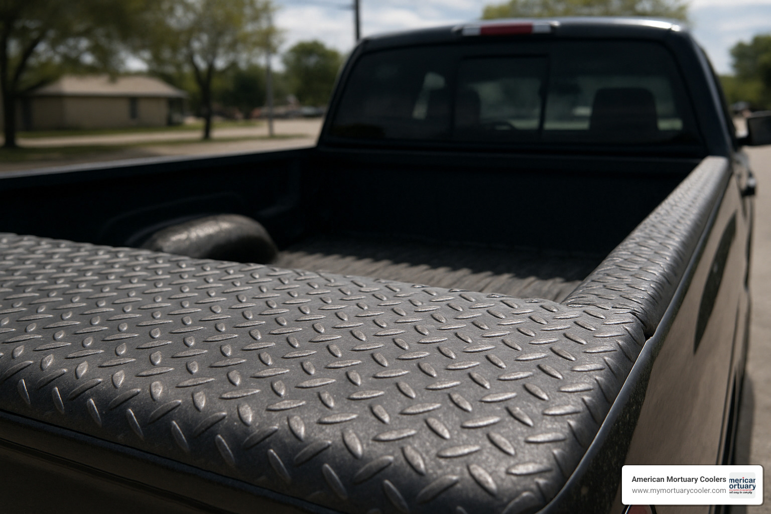 Diamond plate truck bed showing durability and slip resistance - diamond plates