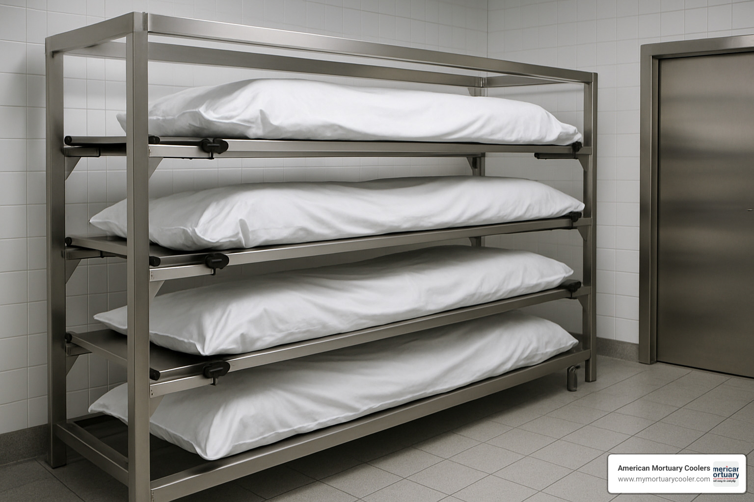 mortuary slide rack system - slide rack