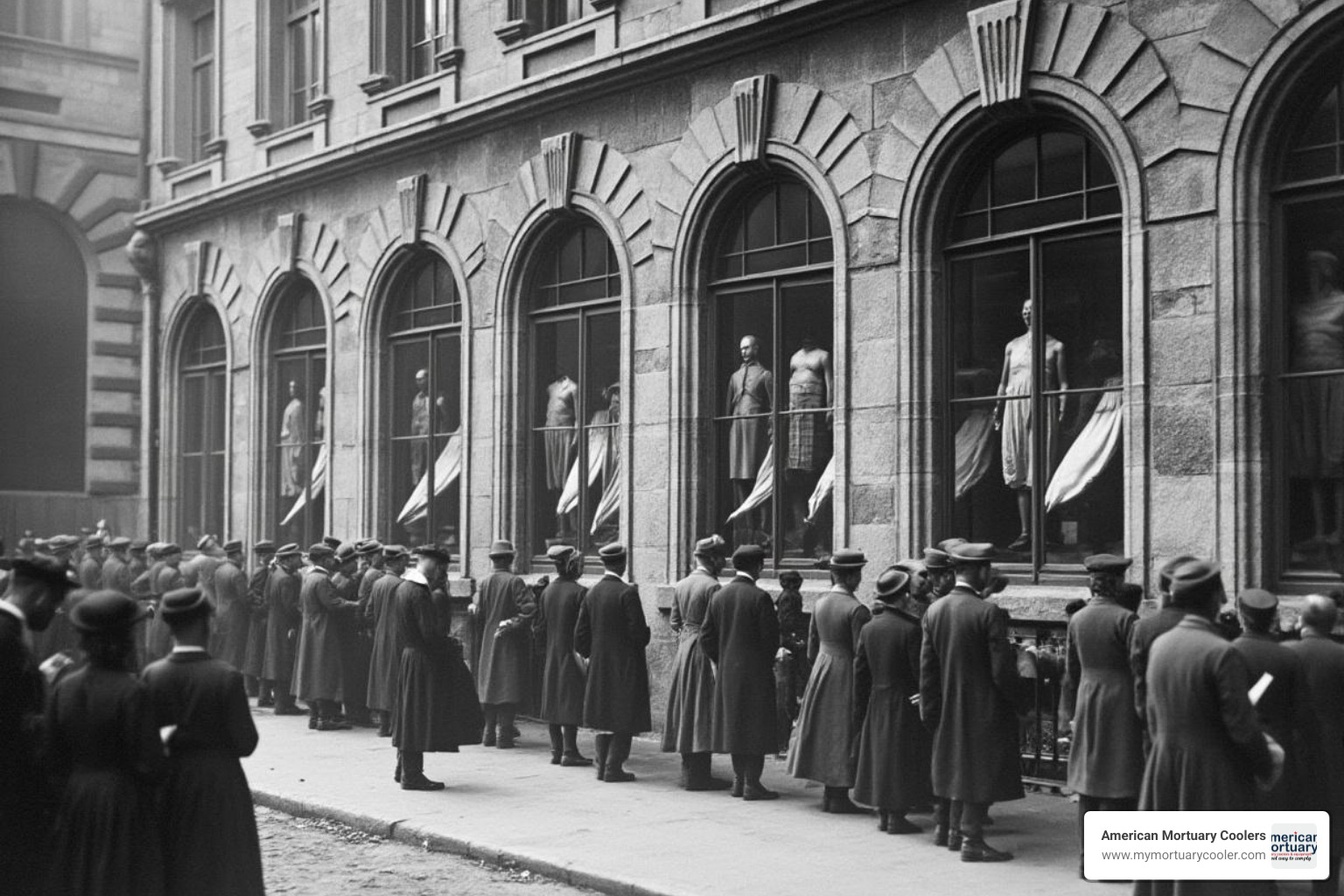 Historical morgue in Paris - morguary