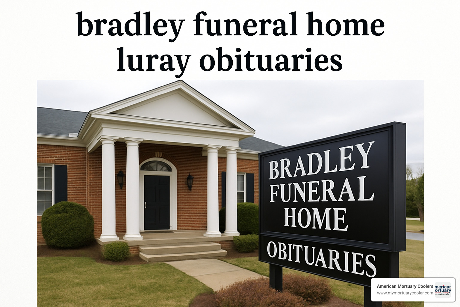 computer screen showing obituary search interface - bradley funeral home luray obituaries