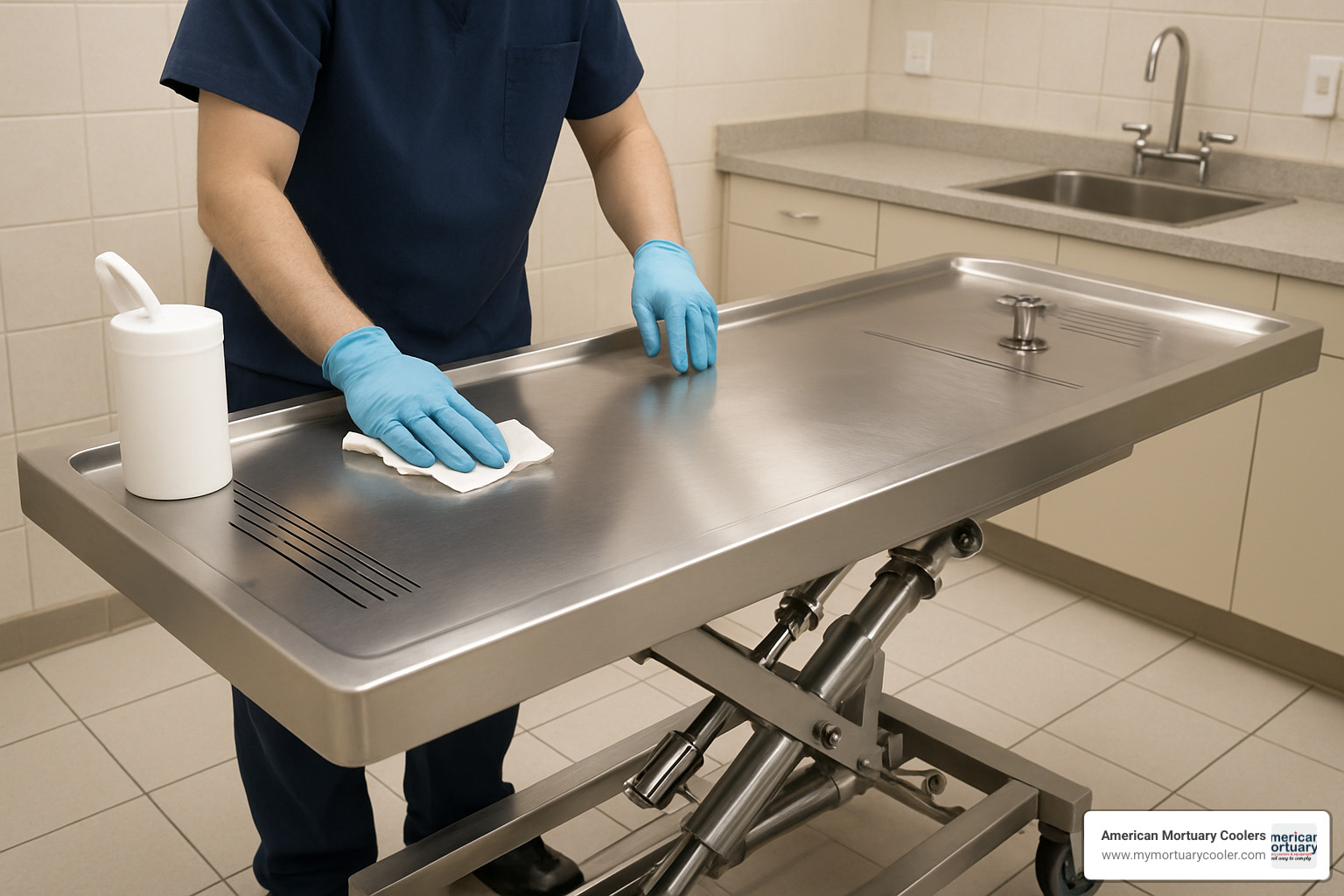 Embalming table maintenance and cleaning procedures - embalming table for sale