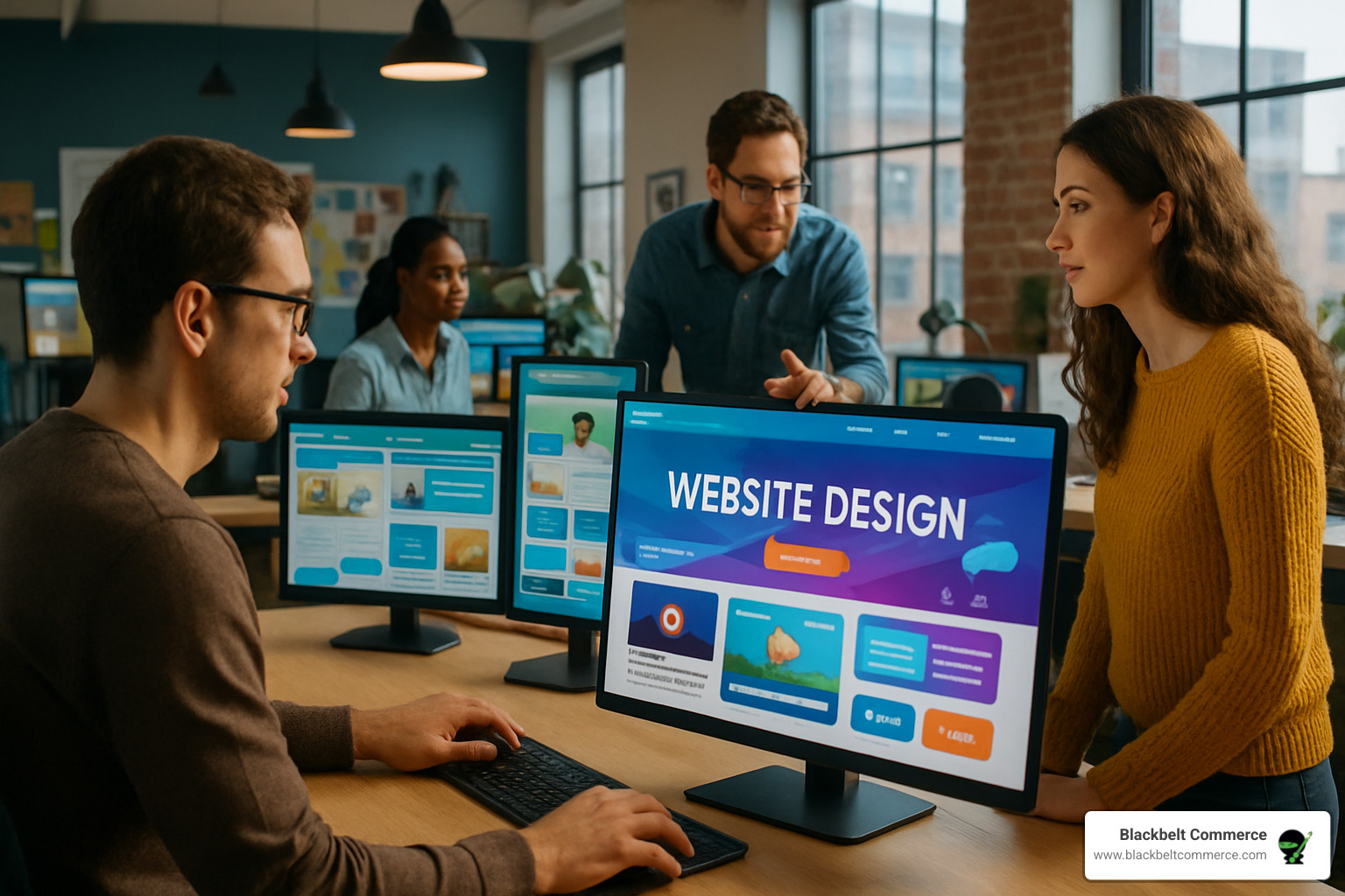 Innovative web design techniques showcasing interactive elements - web designing agency