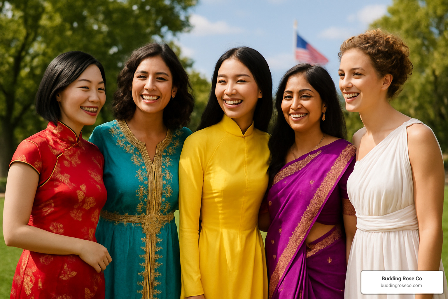 diverse women wearing various exotic dress styles - exotic dress styles