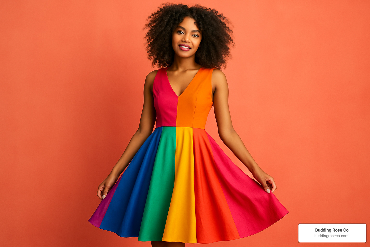 Sustainable vibrant dress collection - vibrant dresses
