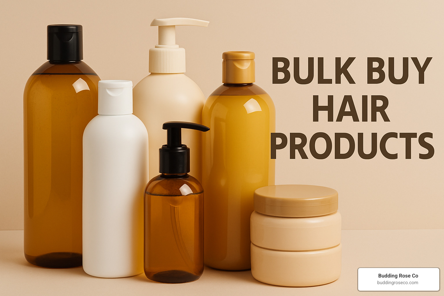bulk hair product sizes ranging from 1-liter bottles to 5-gallon containers - bulk buy hair products