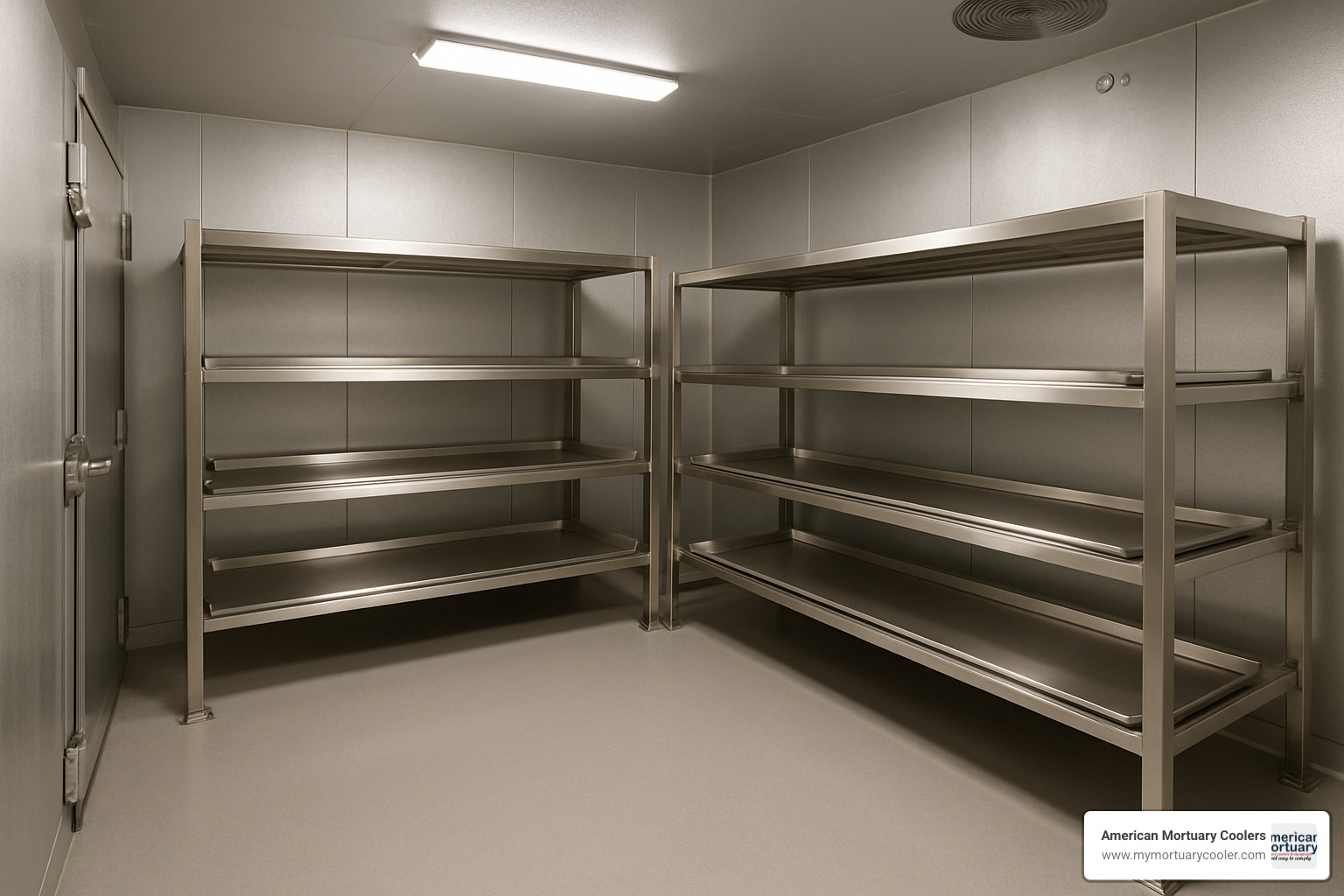 mortuary walk-in cooler - Custom refrigeration equipment