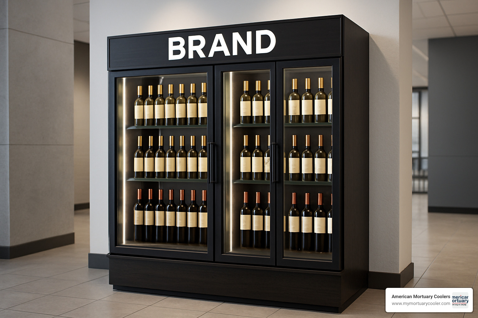 branded wine cabinet - Custom refrigeration equipment