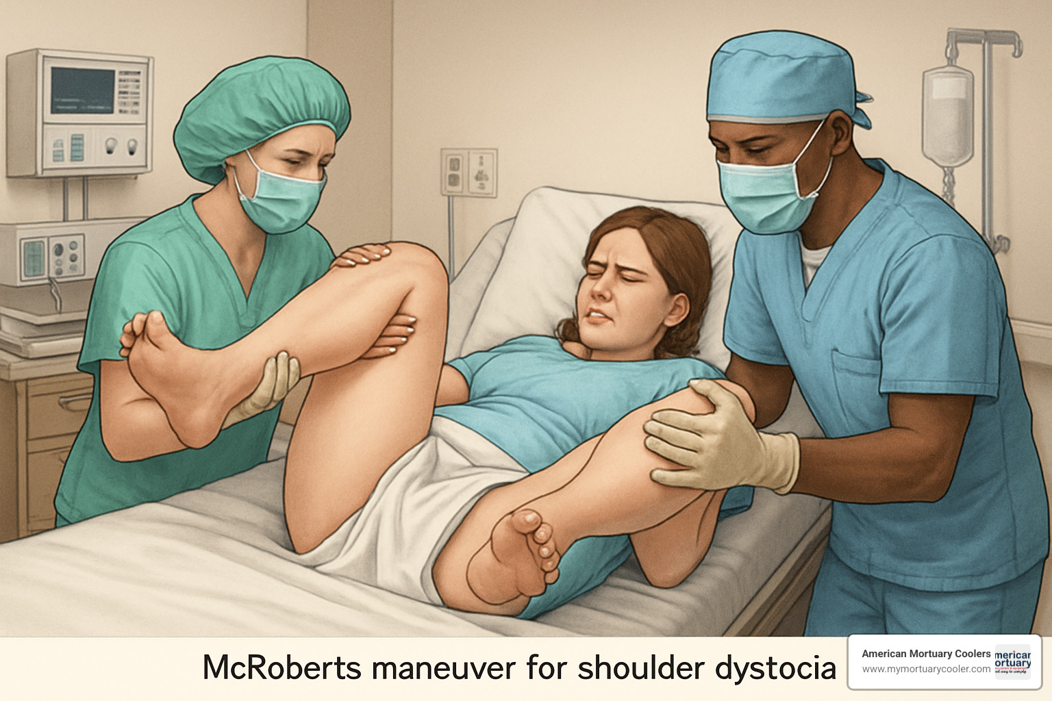 McRoberts maneuver for shoulder dystocia - What is emergency delivery