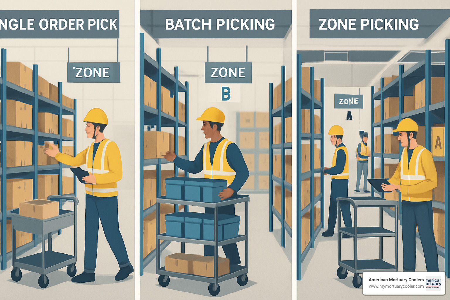 warehouse picking methods comparison - What is the order process