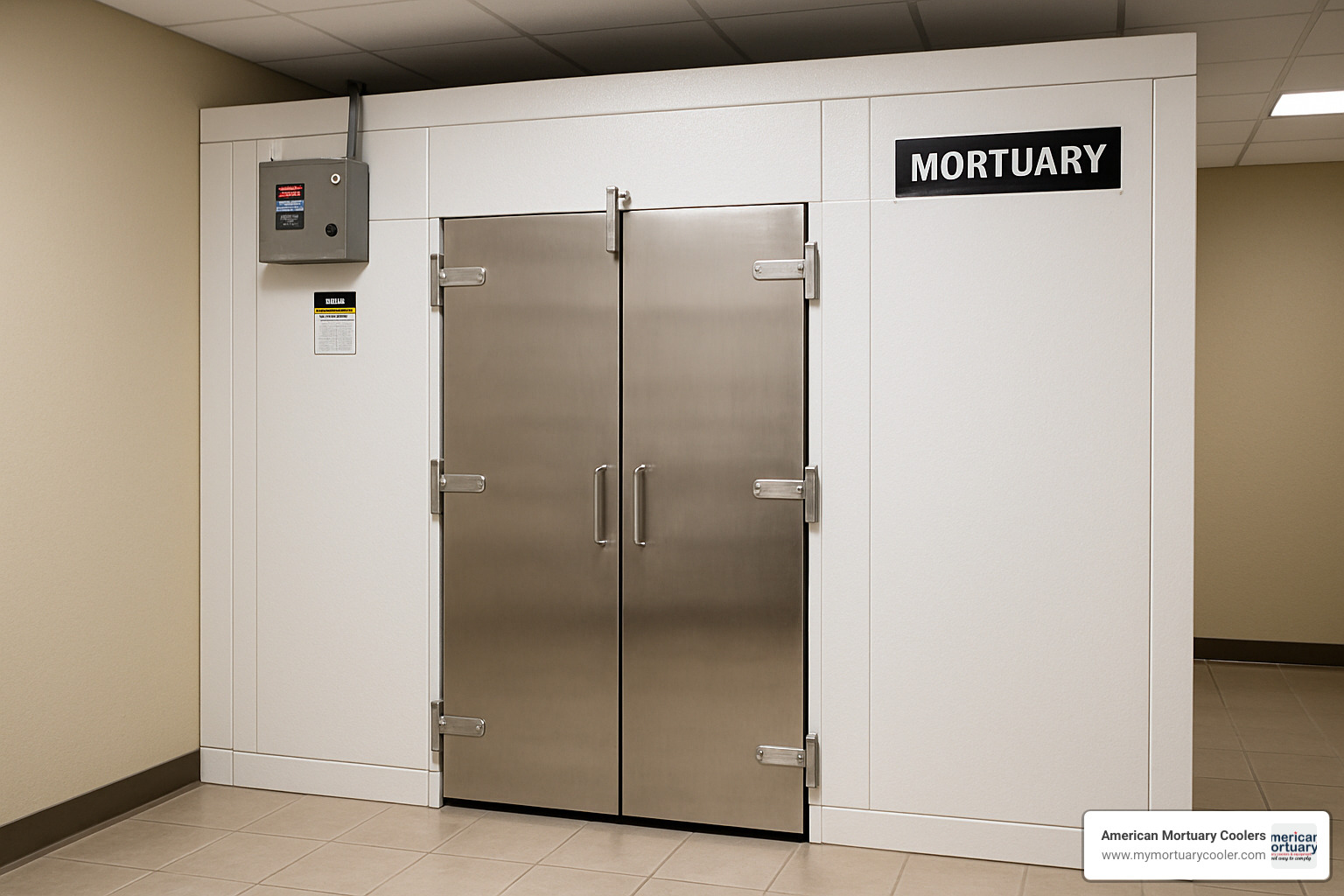 installed mortuary cooler - walk in cooler dimensions
