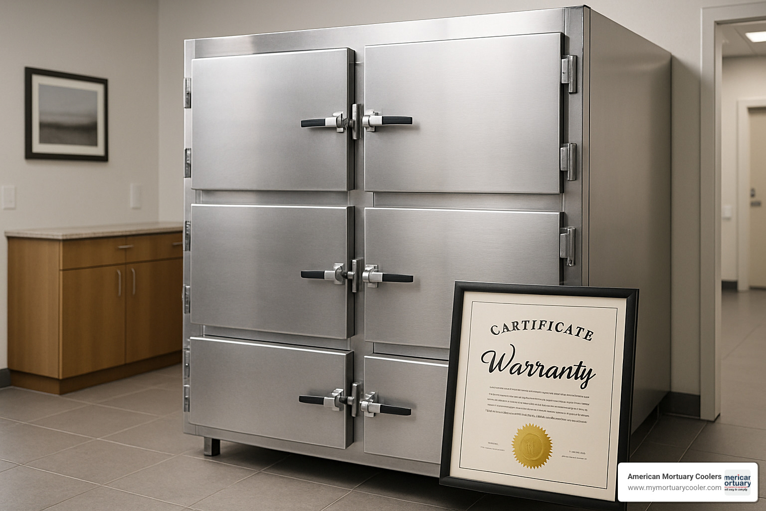 Mortuary cooler with warranty certificate - What is the warranty period