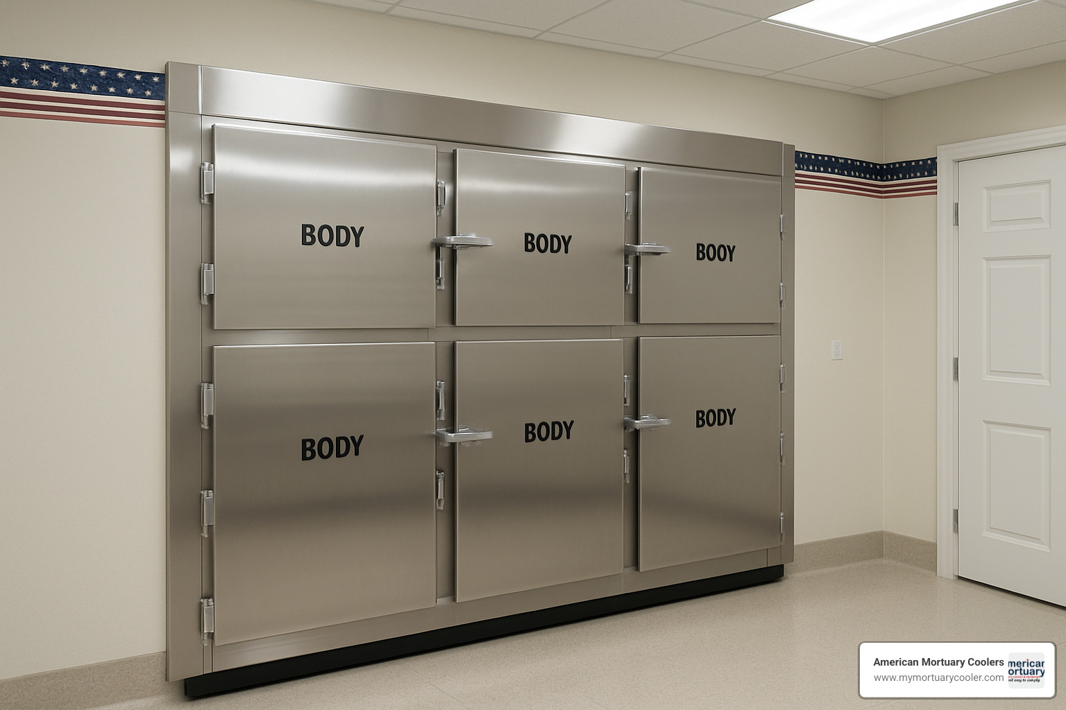 Modern mortuary cooler unit - the mortuary assistant