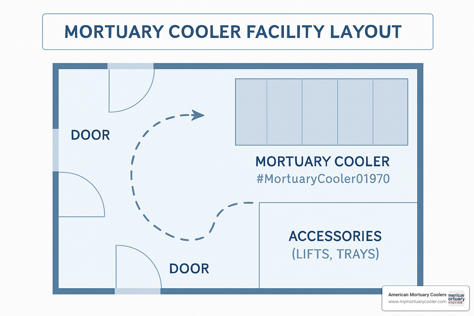 mortuary cooler facility layout planning - #MortuaryCooler01970