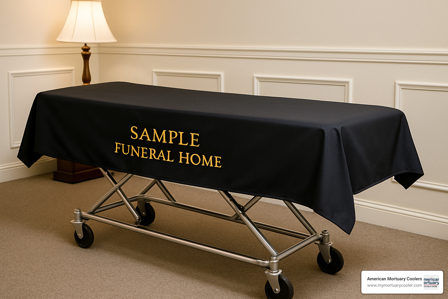 Custom cot cover with professional embroidery - cover for cot
