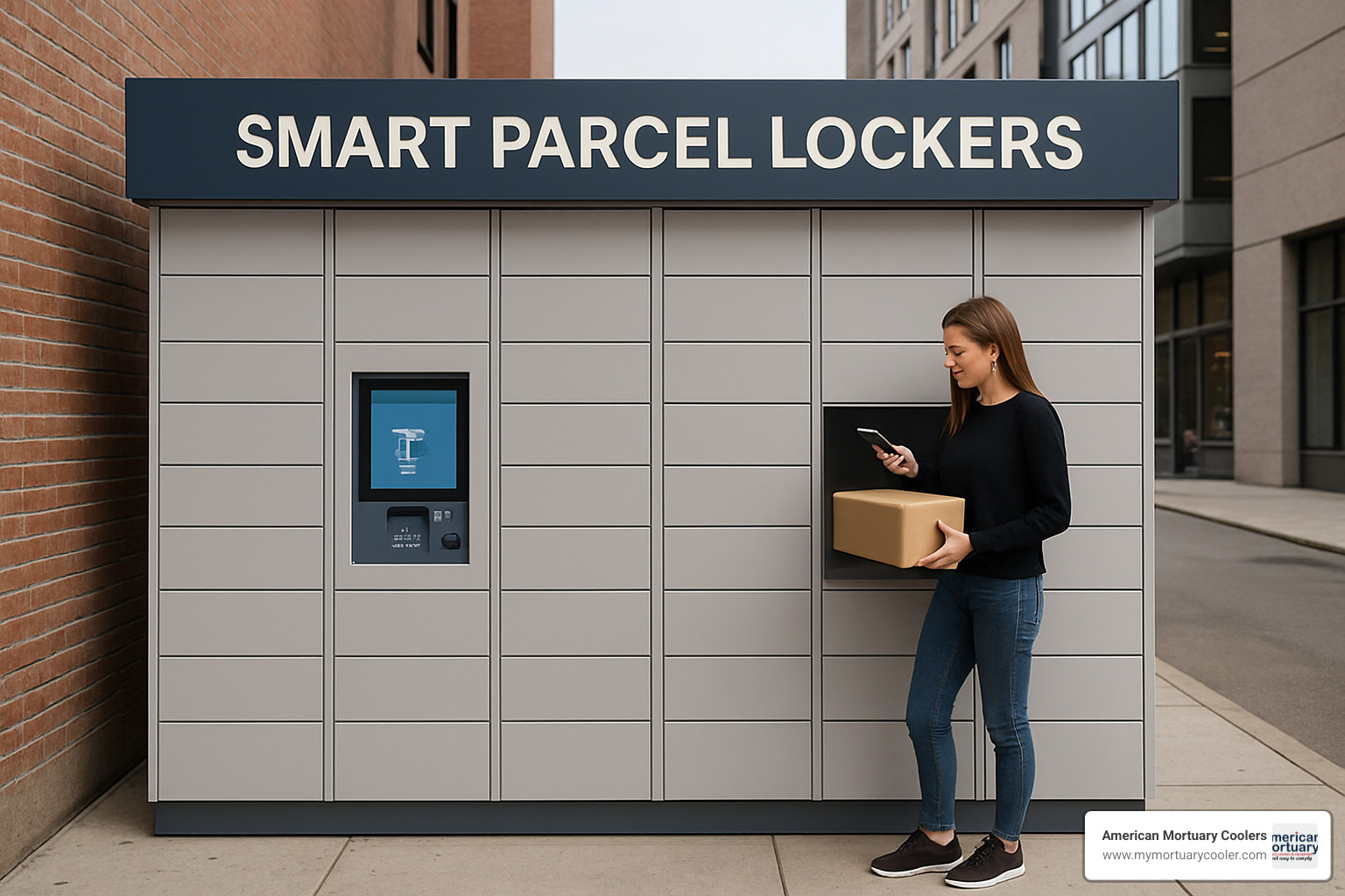 smart parcel locker system - what are delivery options