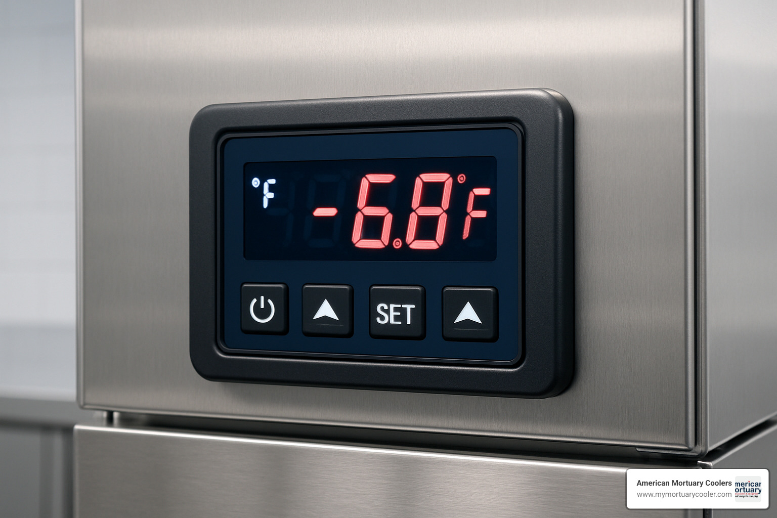 Advanced digital temperature control system for mortuary cooler - 4 body mortuary cooler
