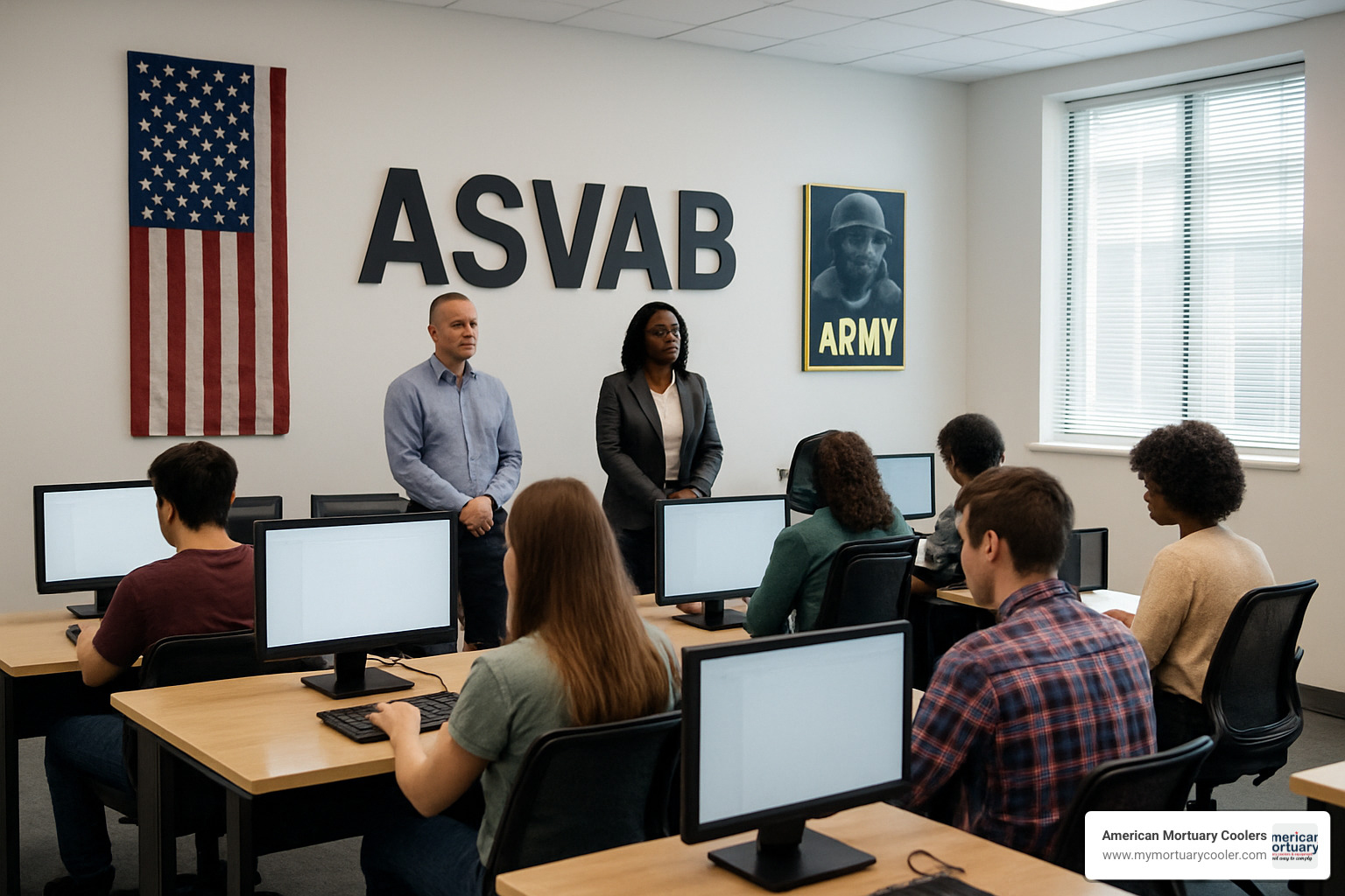 ASVAB testing room - 09m mos army
