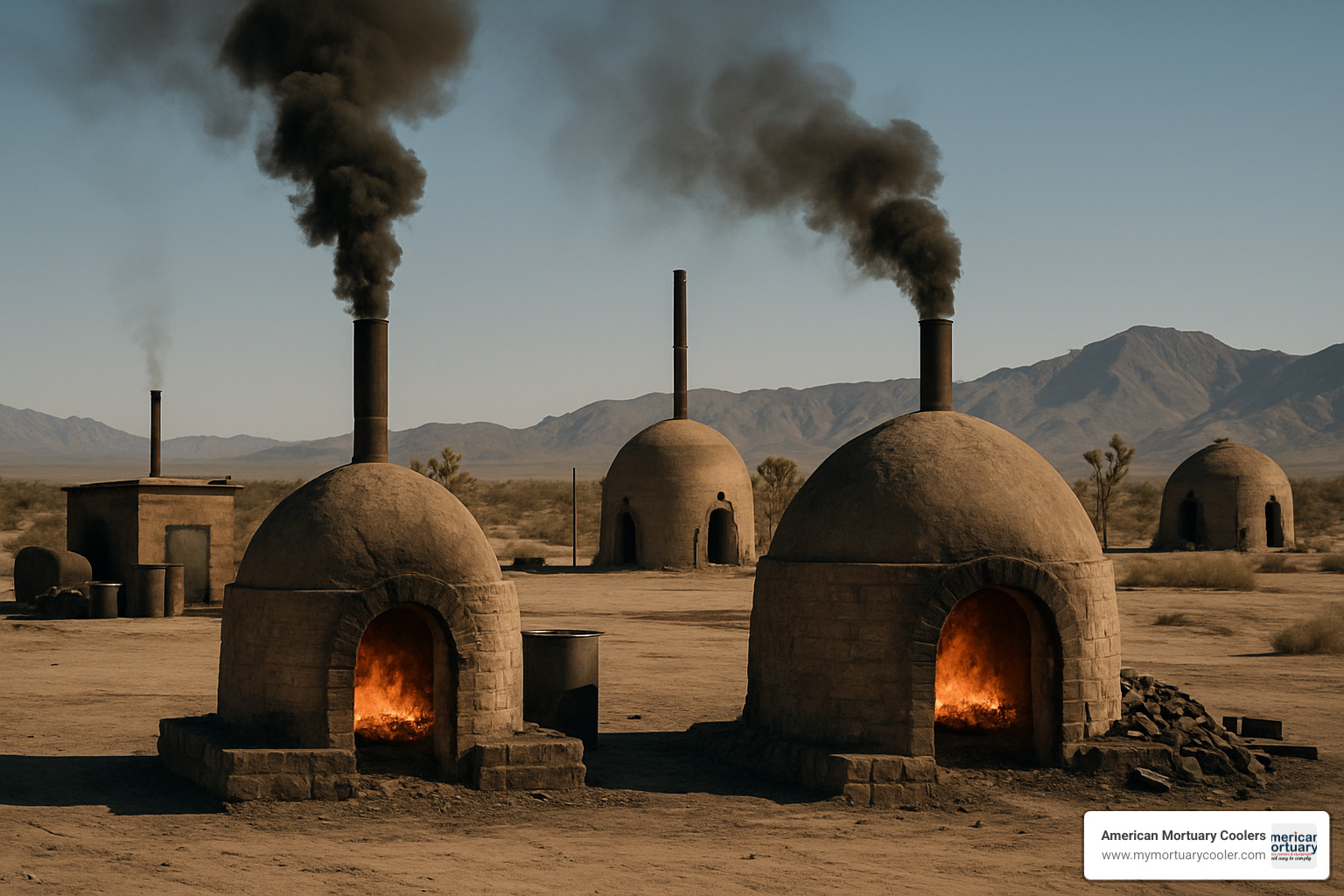 Industrial pottery kiln site in Hesperia desert used for mass cremations - David Sconce HBO