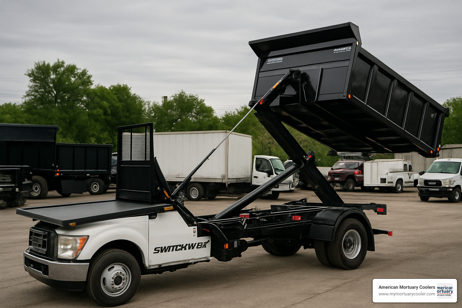 Switch-N-Go interchangeable truck body system in action - lift bodies