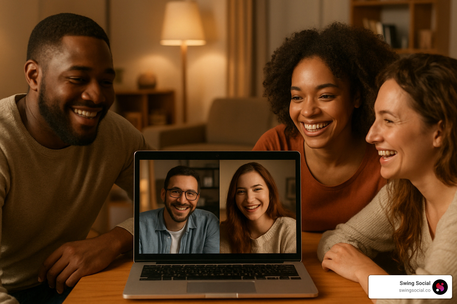 Couples using webcams for virtual interaction - cam couple swap