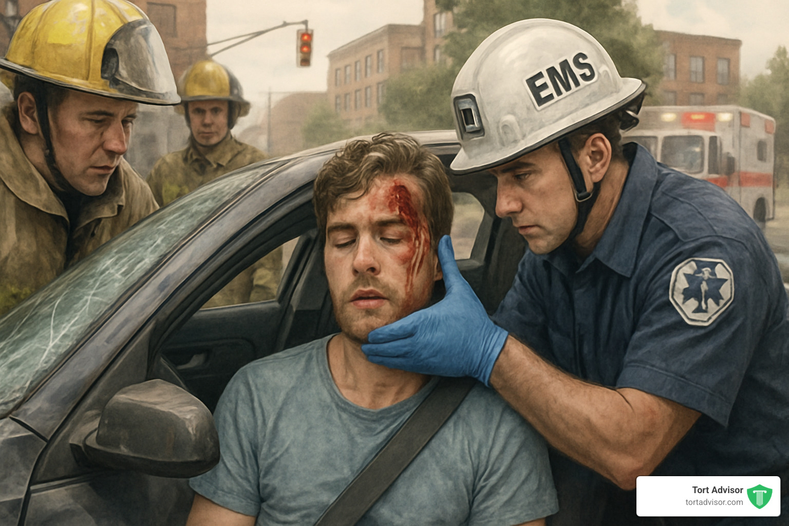 brain injury from car accident - common motor vehicle accident injuries