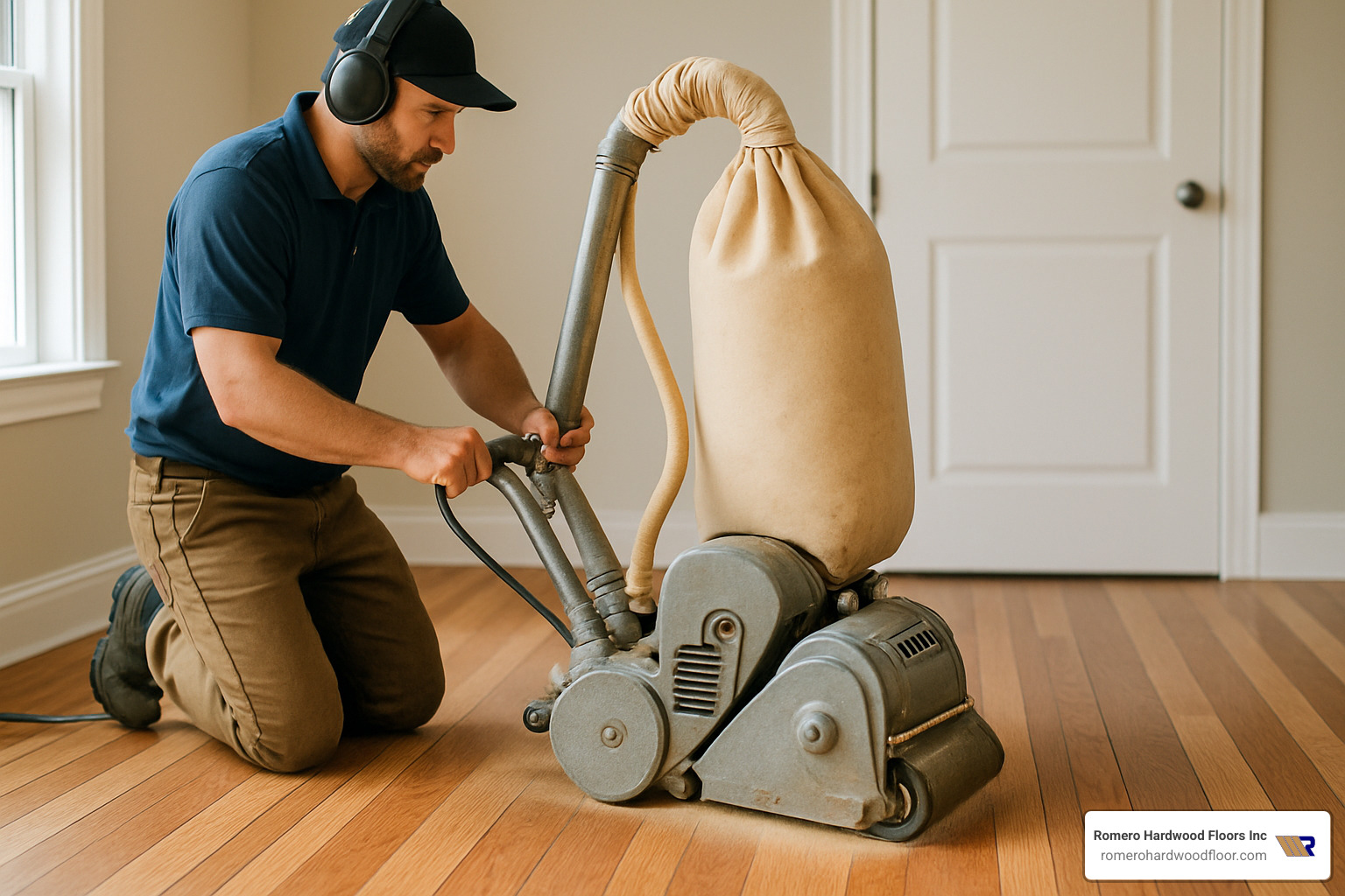 drum sander being used on prefinished hardwood floors - can you refinish prefinished hardwood floors