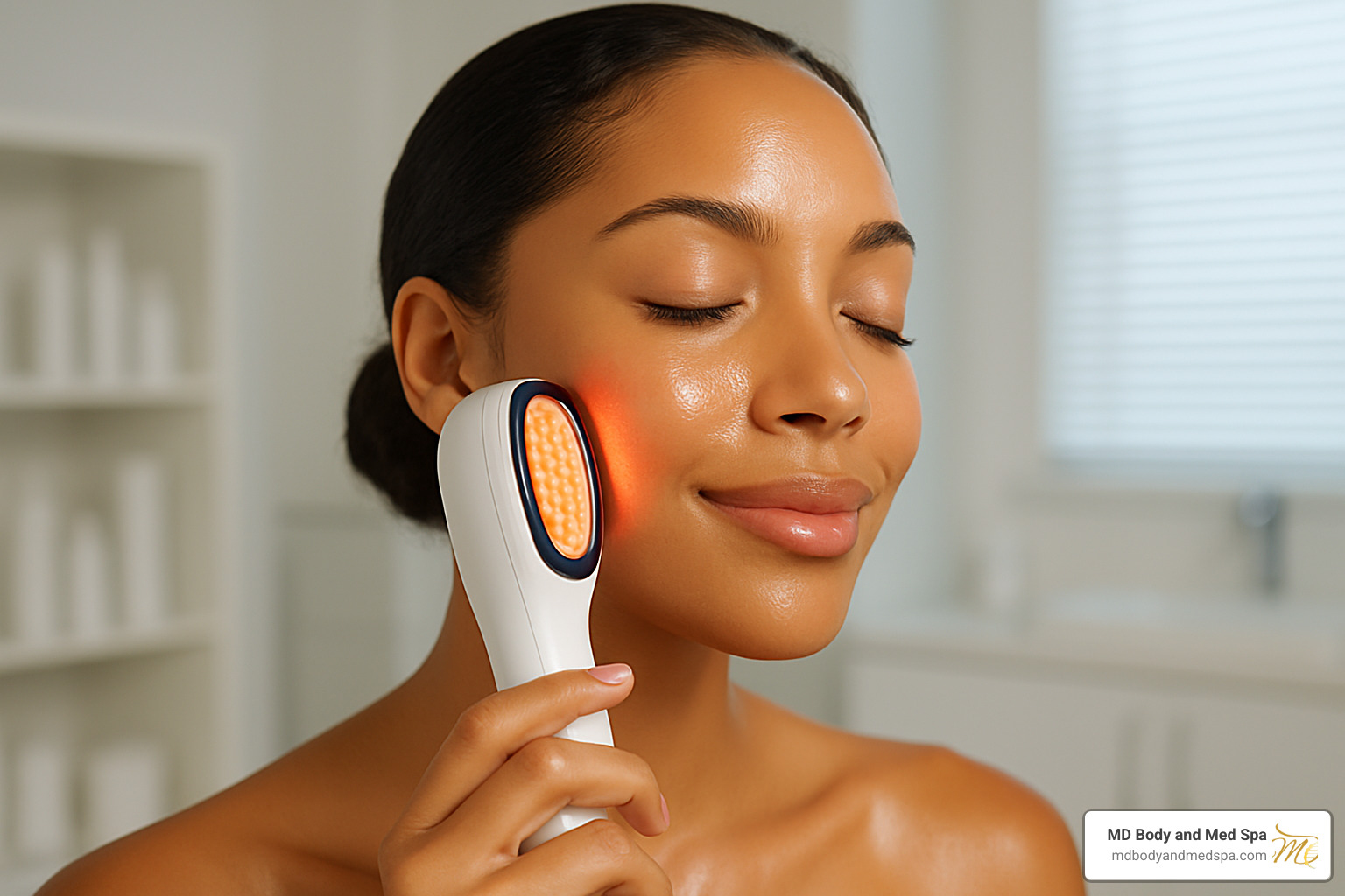 radiant skin with light therapy device - photo skin rejuvenation