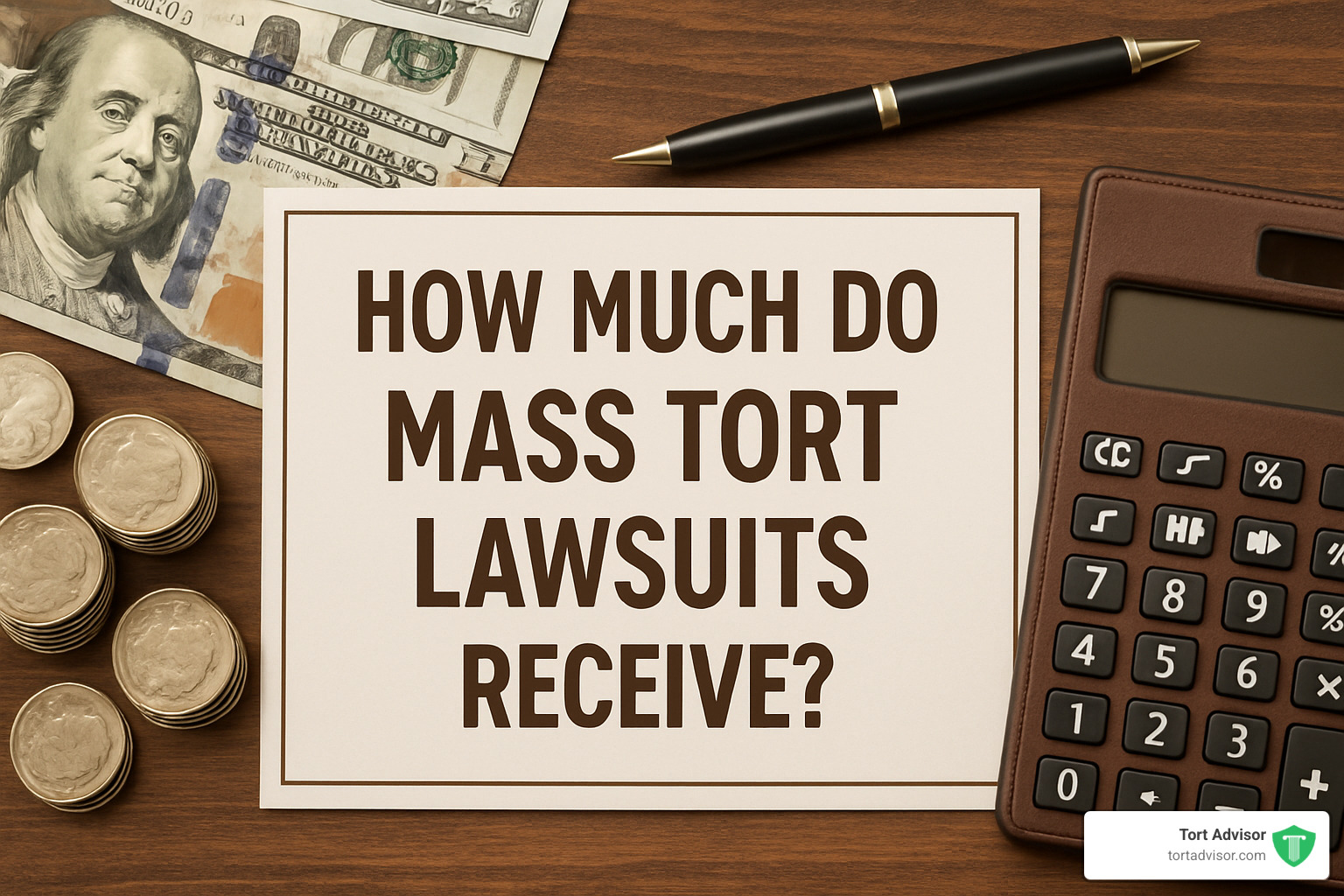 satisfied clients with settlement checks - how much does mass tort lawsuits receive