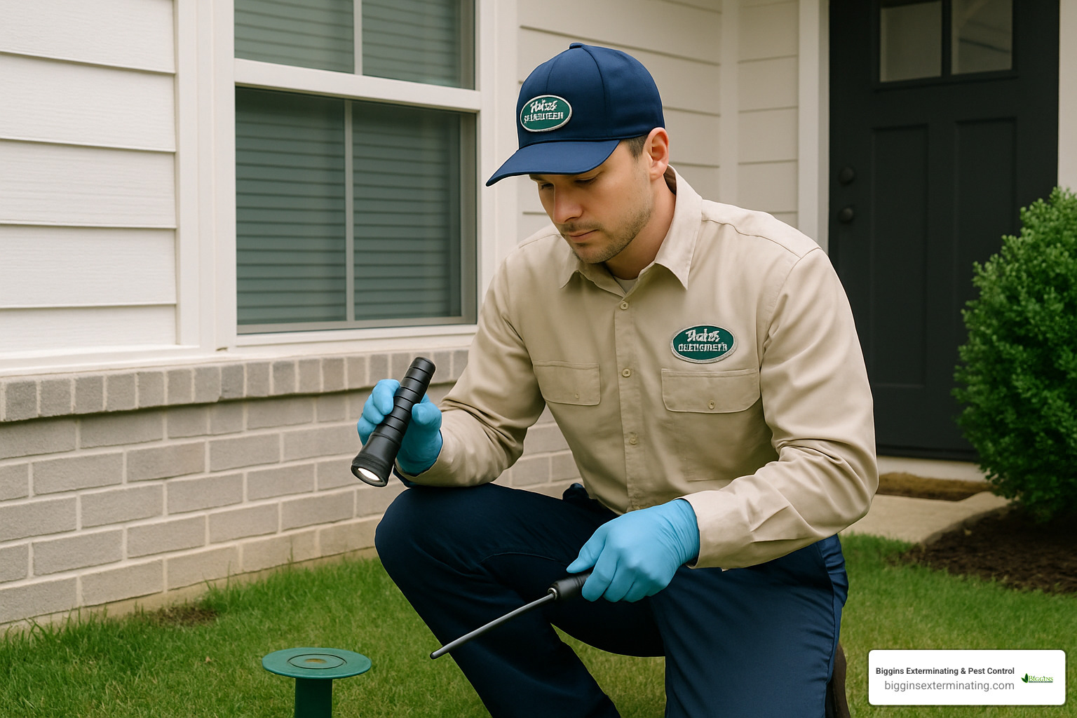 technician performing follow-up - best rated termite companies