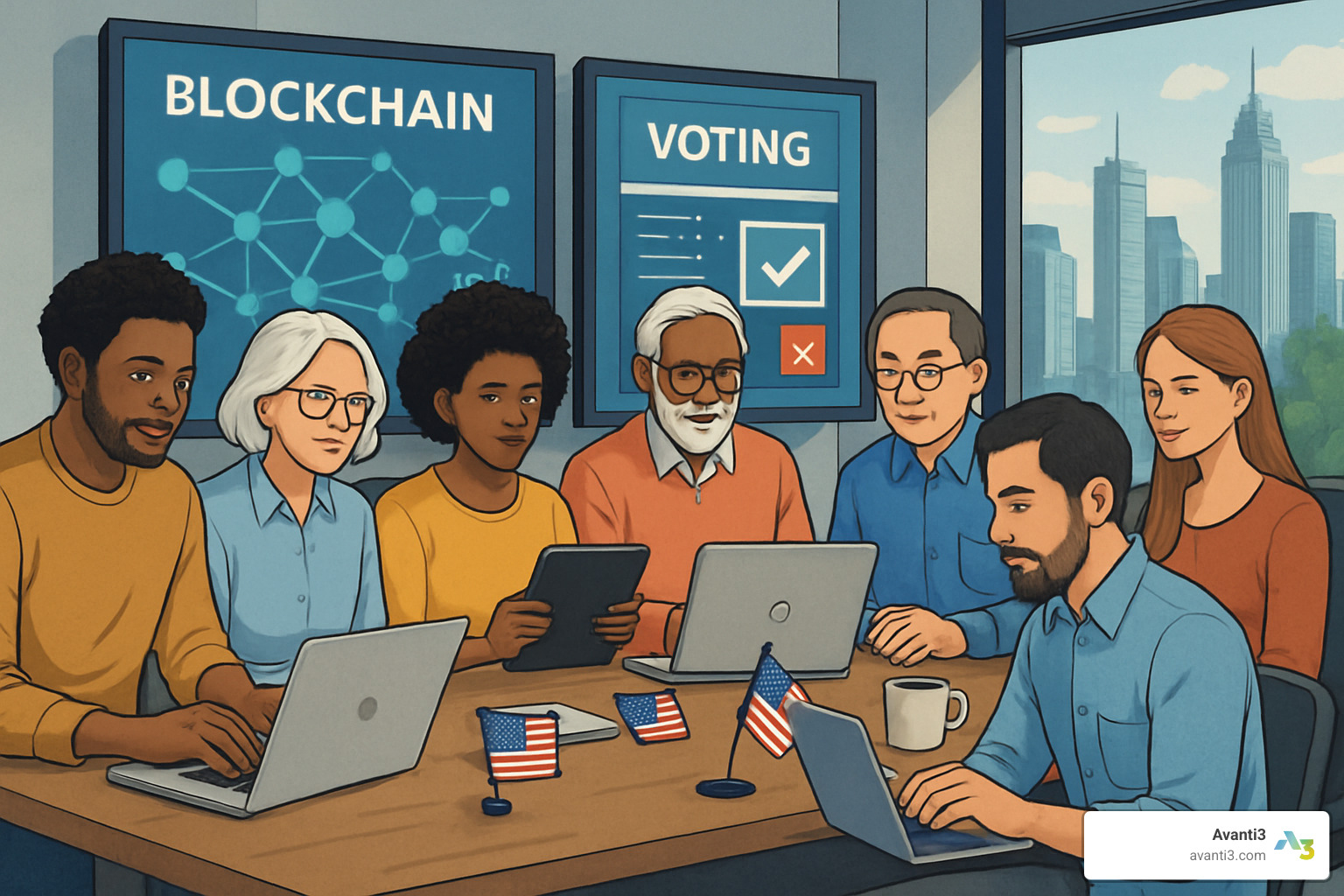 diverse global community members participating in blockchain governance - blockchain community engagement