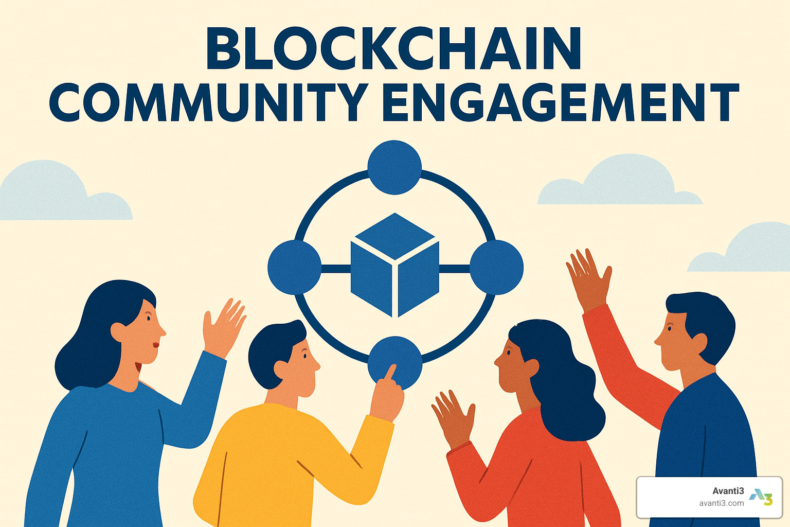 community members collaborating on governance proposals - blockchain community engagement