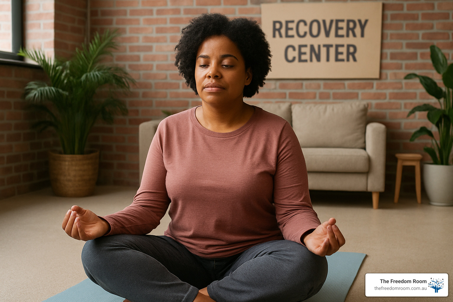 person practicing mindfulness meditation in recovery - coping skills to prevent relapse person practicing mindfulness meditation in recovery - coping skills to prevent relapse