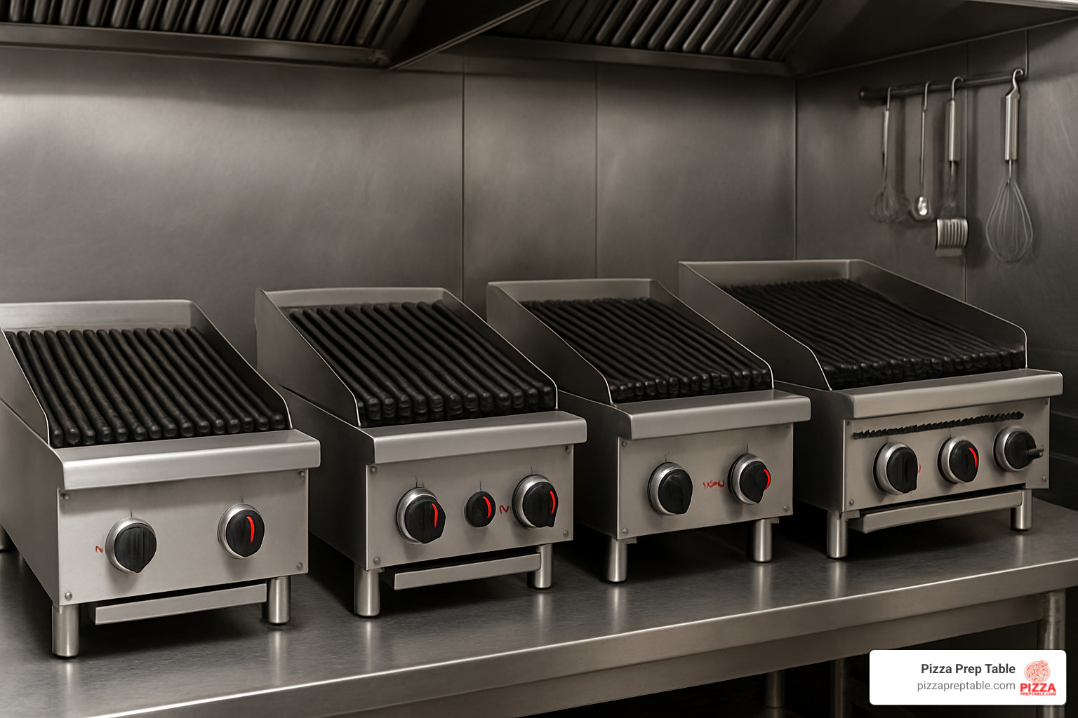 lineup of compact char broilers - char broiler compact