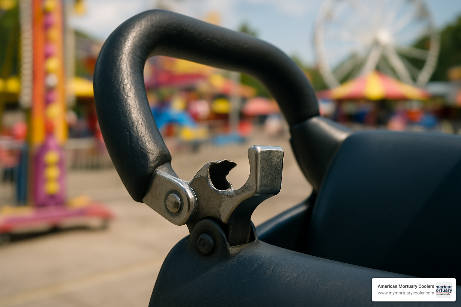 broken safety restraint bar on carnival ride - accident at carnival