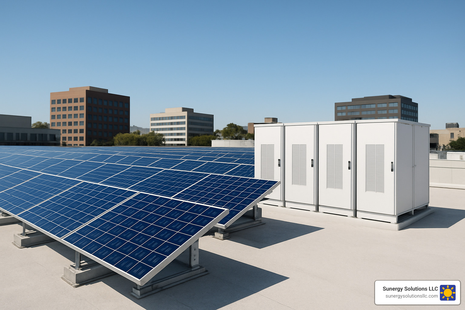 commercial solar installation with battery storage system - commercial solar financing companies