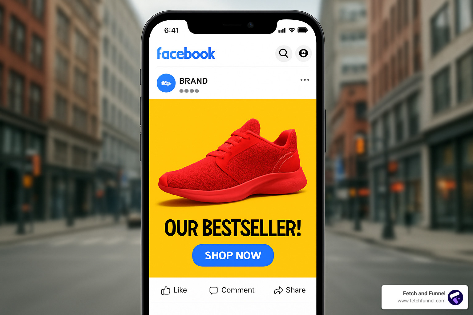 High-performing Facebook ad creative example - Facebook campaign management