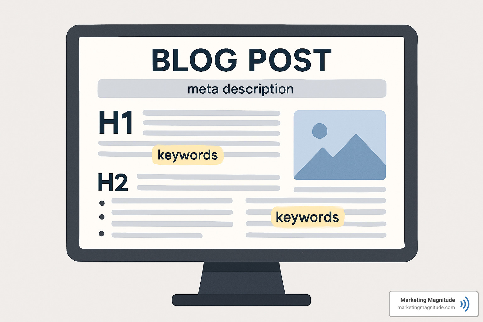 Optimized blog post structure - search engine optimization seo strategies for improved online visibility