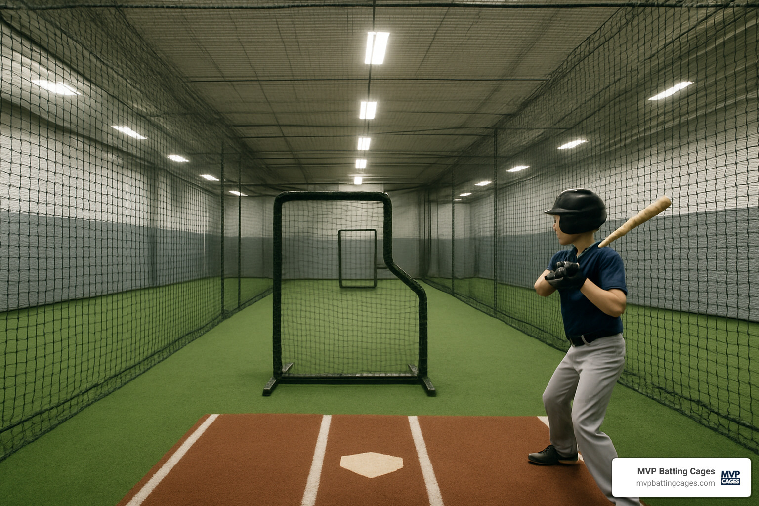 safety netting and protective equipment in batting cage - indoor batting cages chandler az