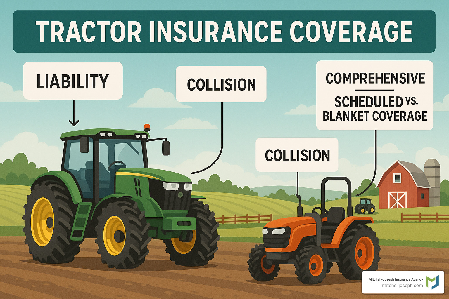 Different types of tractor insurance coverage options - tractor insurance quote