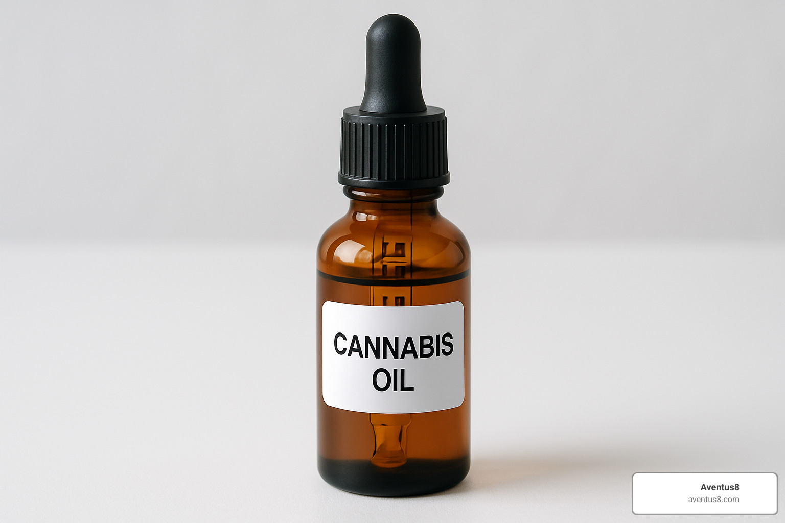 dropper bottle with precise dose markings showing measurement increments - delta 9 cannabis oil