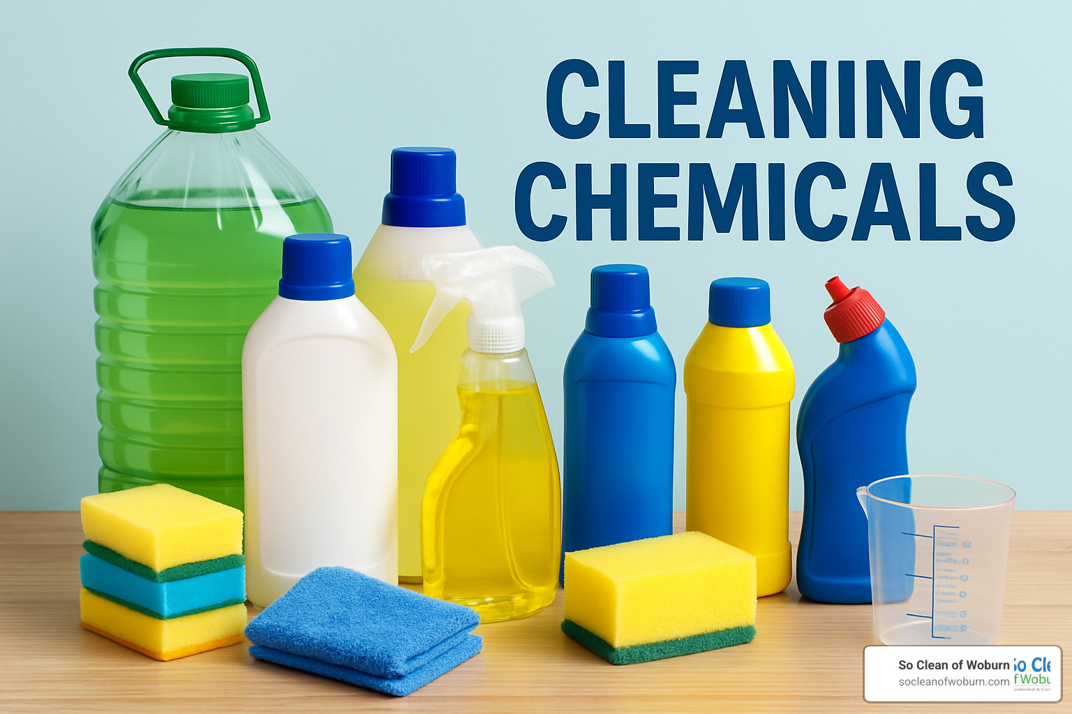 eco-friendly cleaning products - cleaning chemicals