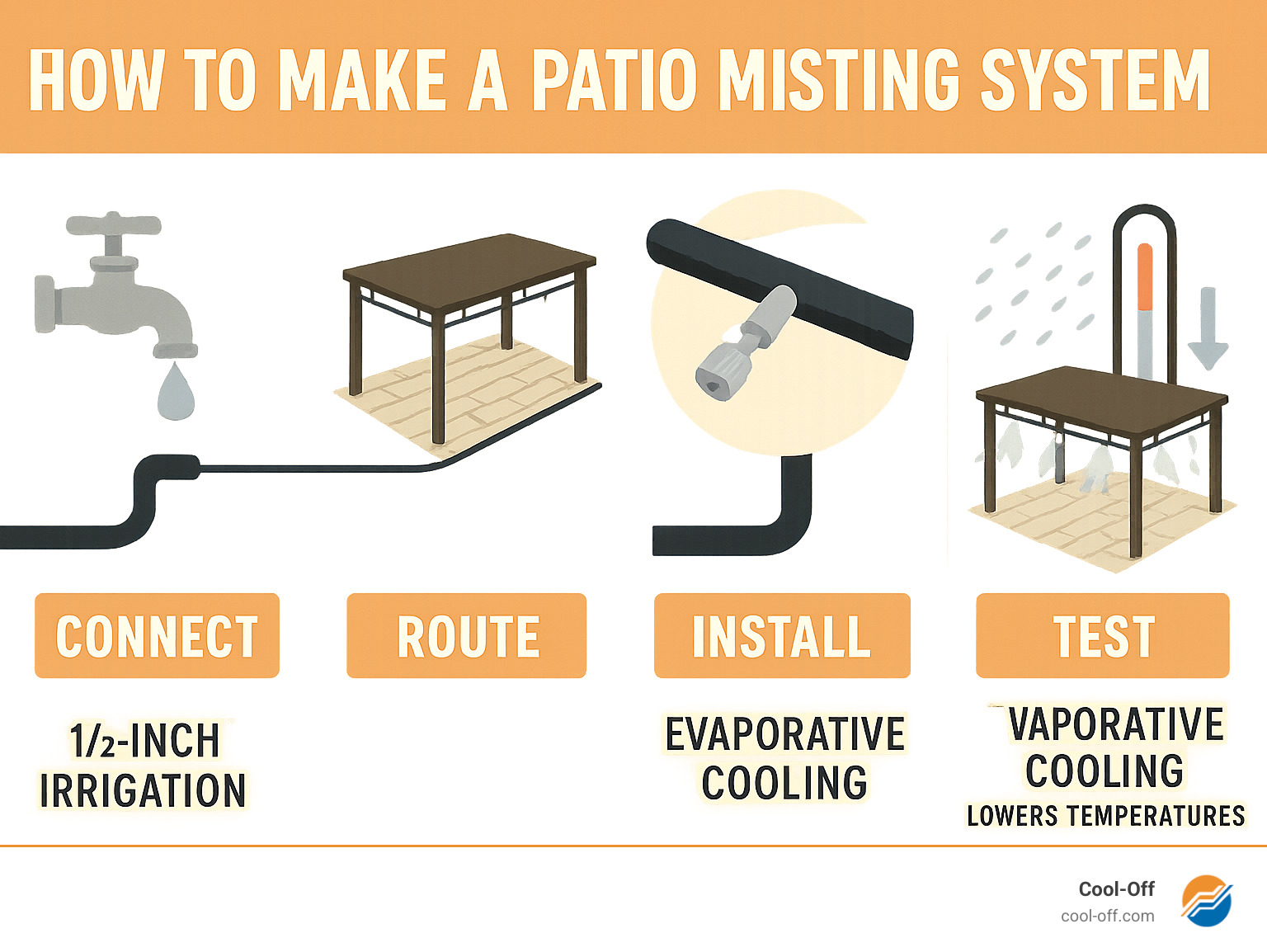 Beat the Heat with Your Own Patio Misting System