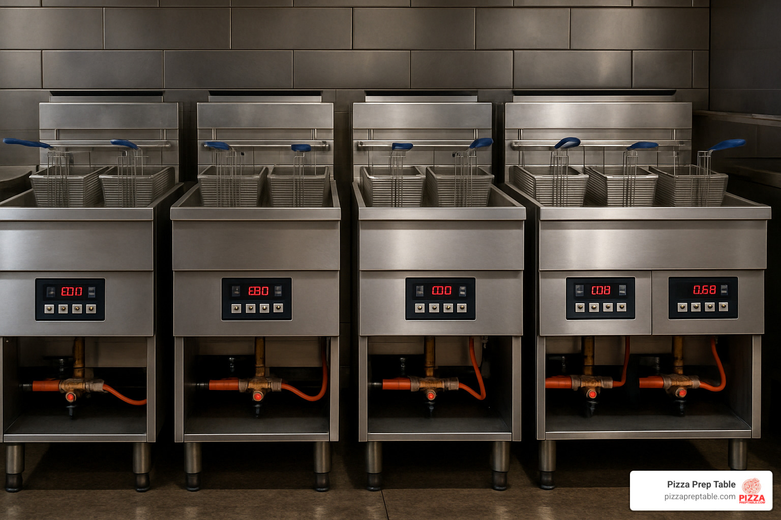multi-vat commercial gas deep fryer lineup - commercial gas deep fryer