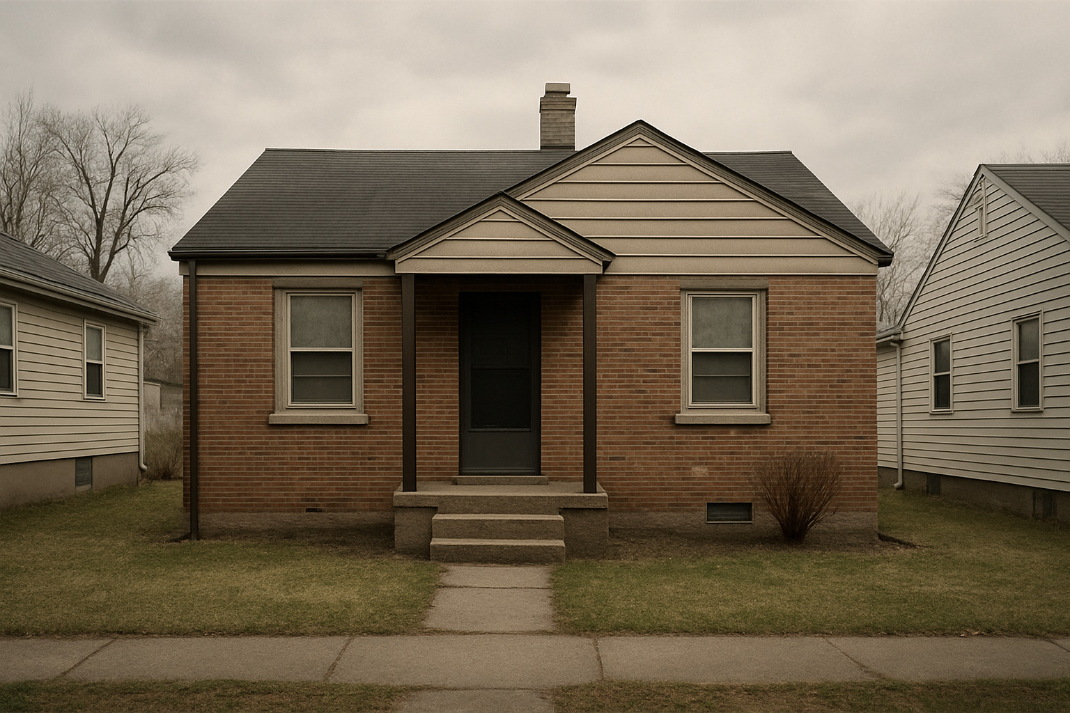 Jackson family home in Gary, Indiana showing the modest two-bedroom house where the musical dynasty began - rebbie jackson