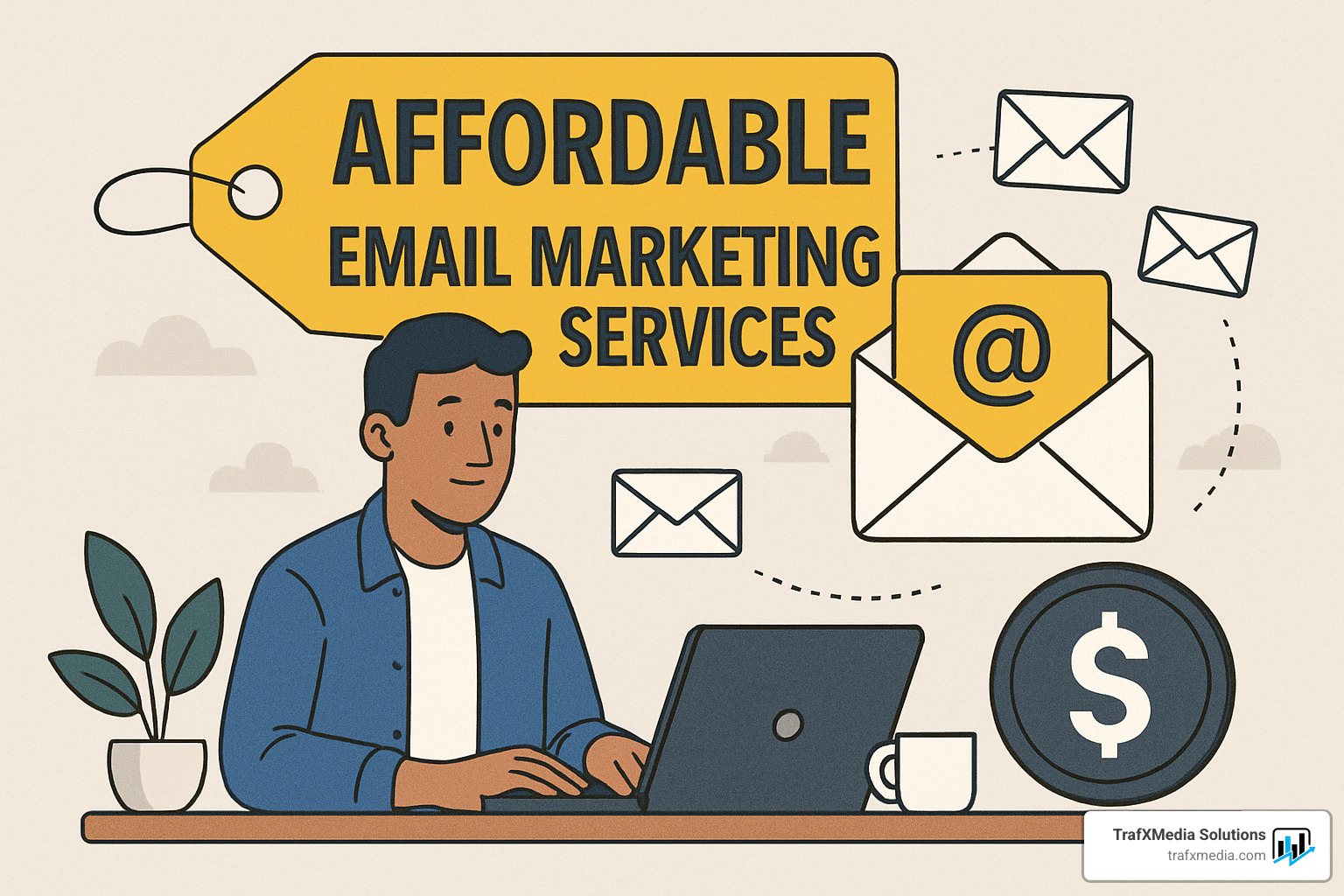 Caucasian marketer reviewing email marketing dashboard with campaign metrics, subscriber growth charts, and automation workflows displayed on computer screen - affordable email marketing services