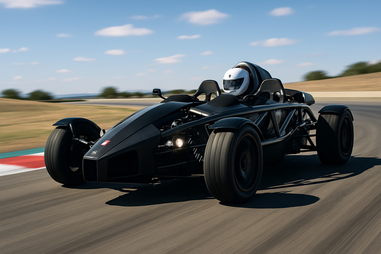 Ariel Atom 4 on track - street legal race cars