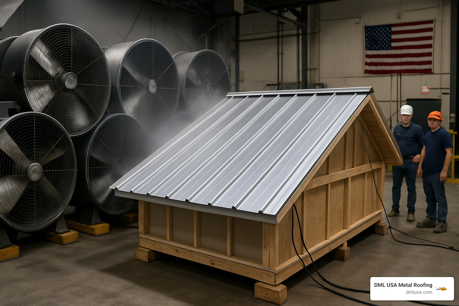 metal roof in hurricane test - wind resistant roofing