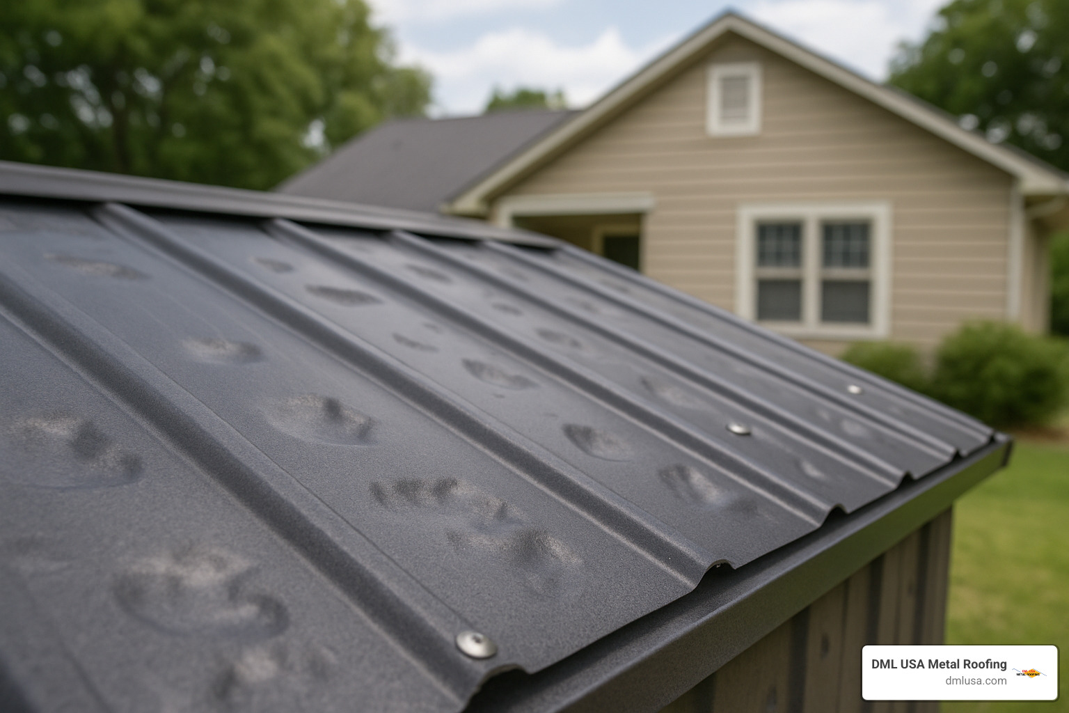 hail-tested panels - metal roofing compared to shingles